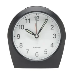 Rubicson Analog radiokontrollerad väckarklocka Svart