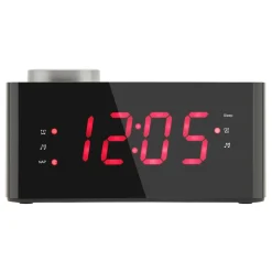 Rubicson Projektorklocka med alarm och FM-radio