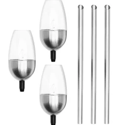 Rubicson Solcellsdriven fackla 3-pack