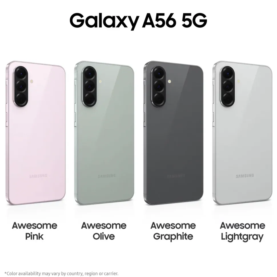 Samsung Galaxy A56 5G 128GB Ljusgrå
