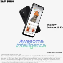 Samsung Galaxy A26 5G 128GB Svart