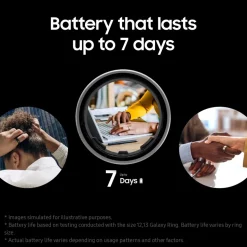Samsung Galaxy Ring - Titanium Black Storlek 10