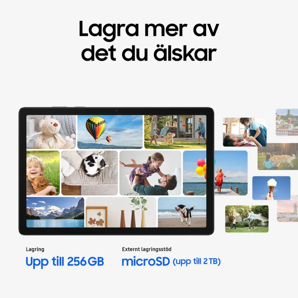 Samsung Galaxy Tab A11+ 11" surfplatta 5G 256 GB