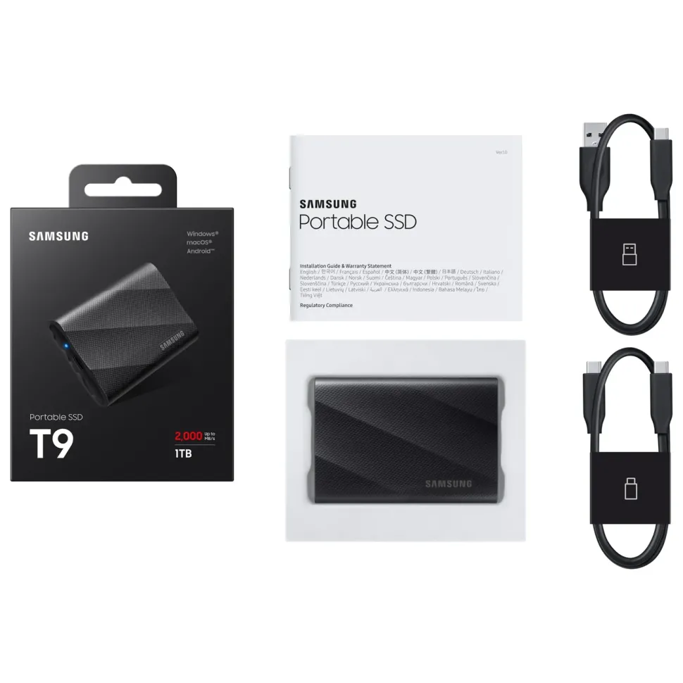 Samsung T9 Extern SSD-disk 1 TB