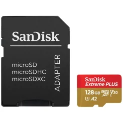 Sandisk Extreme Plus Micro-SD-kort 128 GB