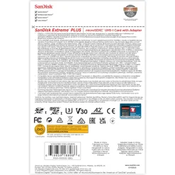 Sandisk Extreme Plus Micro-SD-kort 128 GB