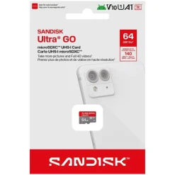 Sandisk microSD Ultra Go minneskort 64 GB – 140 MB/s