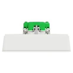Schneider Electric Exxact Jordat vägguttag med USB-portar Vit