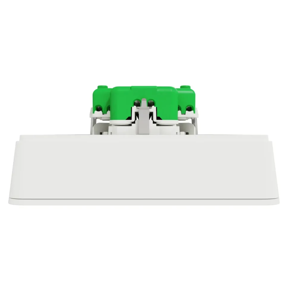 Schneider Electric Exxact Jordat vägguttag med USB-portar Vit