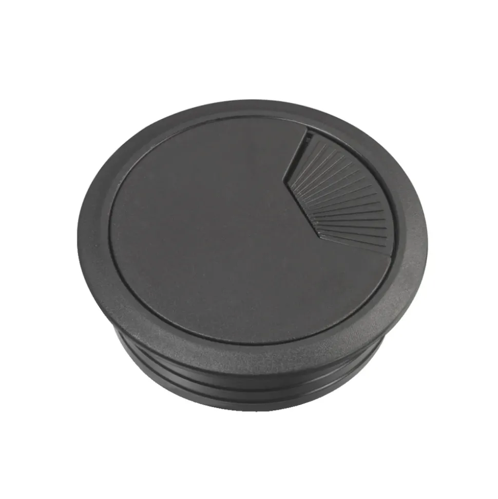 Schneider Electric Kabelgenomföring för bord 60 mm Svart 2-pack