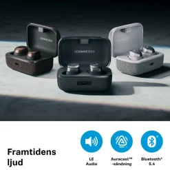 Sennheiser Momentum True Wireless 4 in-ear-hörlurar