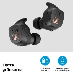 Sennheiser Sport trådlösa in-ear-hörlurar