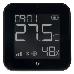 Shelly BLU H&T Display ZB sensor Svart