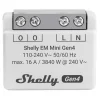 Shelly EM Mini Gen4 smart energimätare