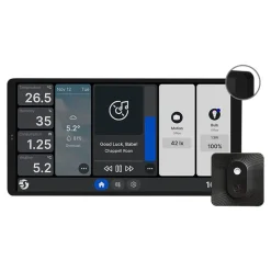 Shelly Wall Display X2i – smart kontrollpanel med pekskärm Svart