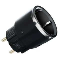 Shelly Wave Plug S LR – smart Z-Wave-plugg med energimätning Svart