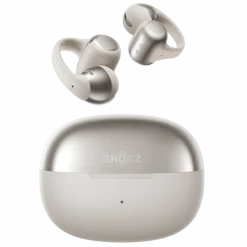 Shokz OpenDots One – Trådlösa öppna clip-on-hörlurar Grå