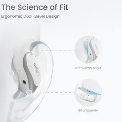 Shokz OpenFit Air Trådlösa hörlurar Vit