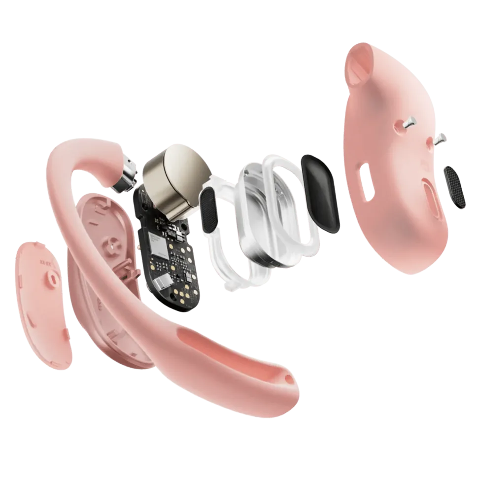 Shokz OpenFit Air Trådlösa hörlurar Rosa