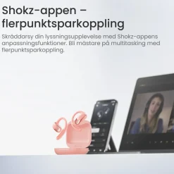 Shokz OpenFit Air Trådlösa hörlurar Rosa