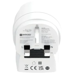 Skross Reseadapter Europa till UK USB AC PD 20W