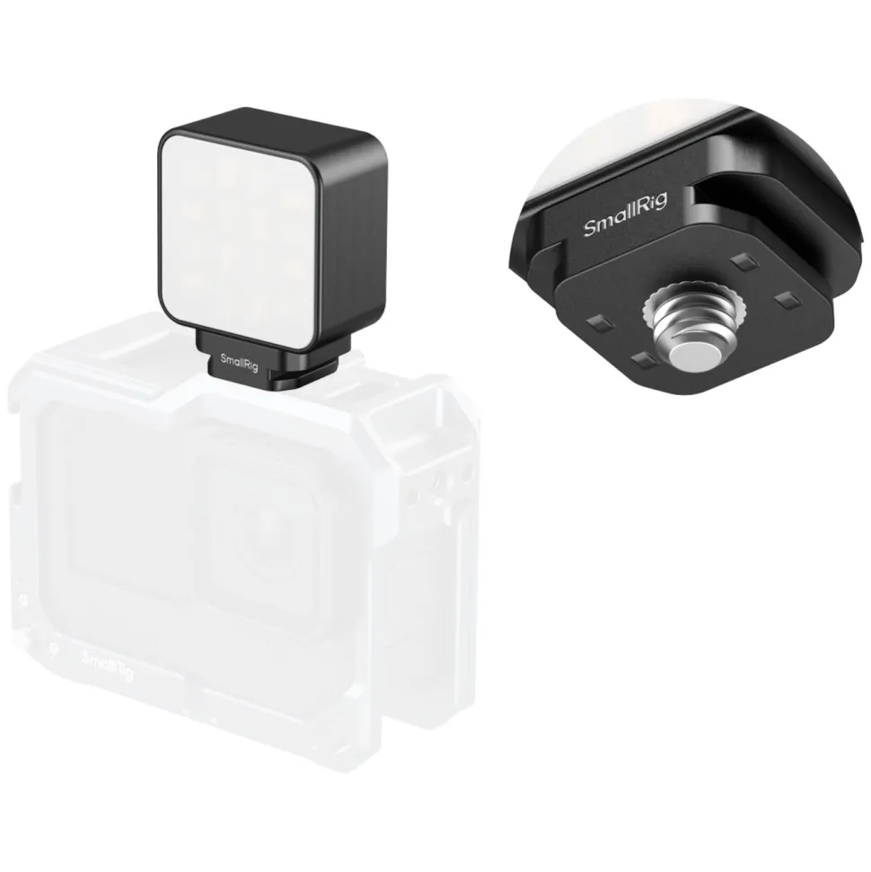 SmallRig Videolampa för actionkameror