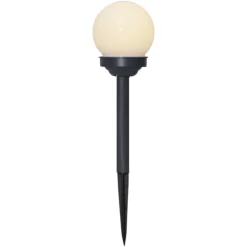 Solcellsdrivet LED-trädgårdsklot Ø10 cm 4-pack