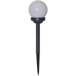 Solcellsdrivet LED-trädgårdsklot Ø10 cm 4-pack