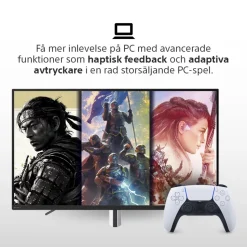 Sony DualSense V3 trådlös handkontroll till PS5 Grey Camo