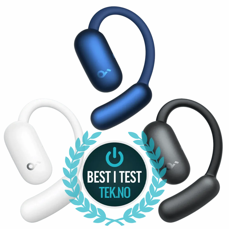 Soundcore AeroFit 2 Open-Ear hörlurar Svart