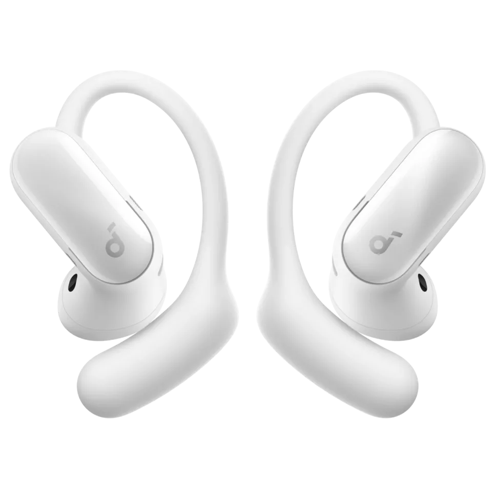 Soundcore AeroFit 2 Pro open ear-hörlurar med brusreducering Vit