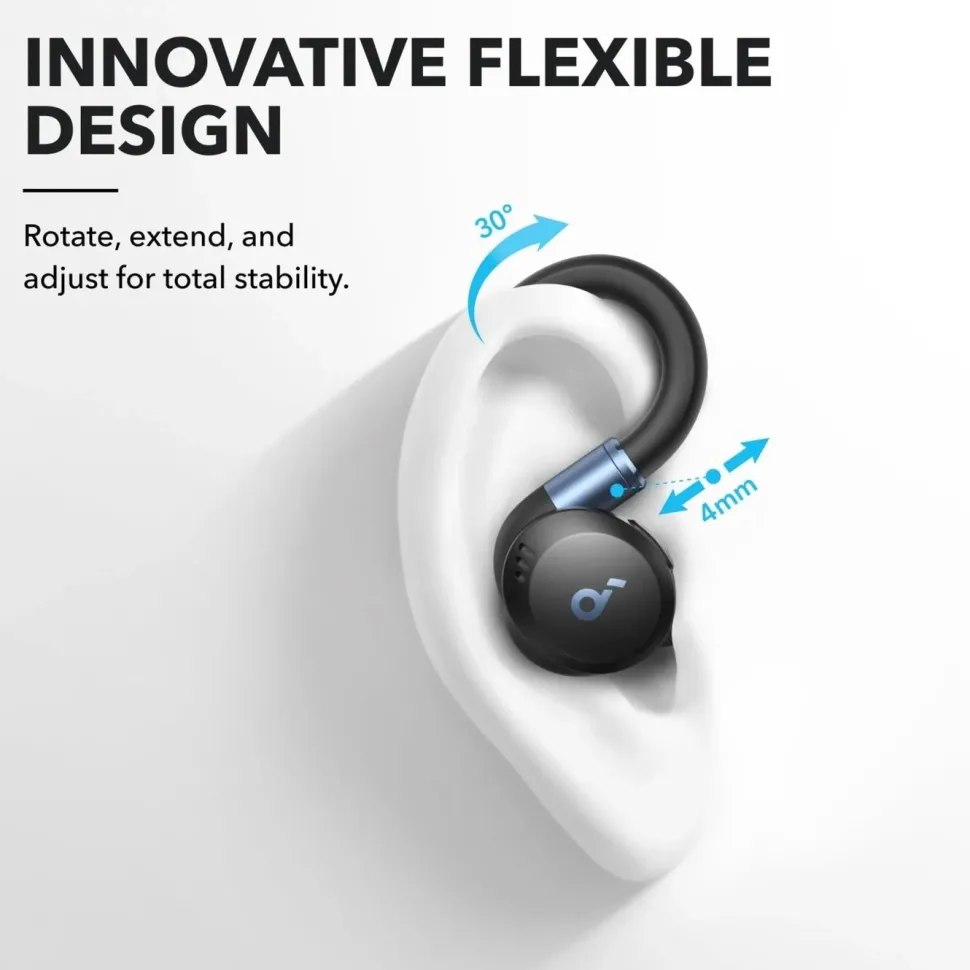 Soundcore Sport X20 trådlösa hörlurar med brusreducering Black