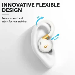 Soundcore Sport X20 trådlösa hörlurar med brusreducering White