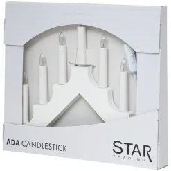 Star Trading Adventsljusstake 7-Armad Vit