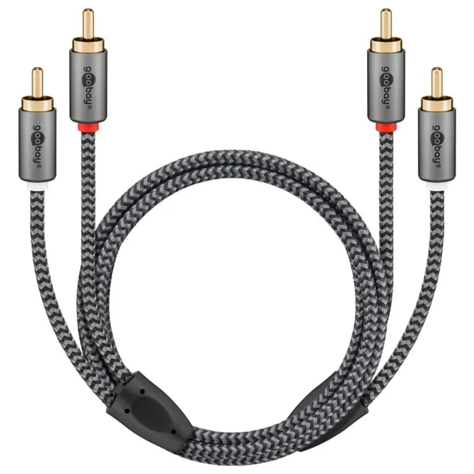 Stereo RCA-kabel 2 m