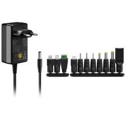 Ställbar nätadapter 3-12 V (DC) 3,6 W