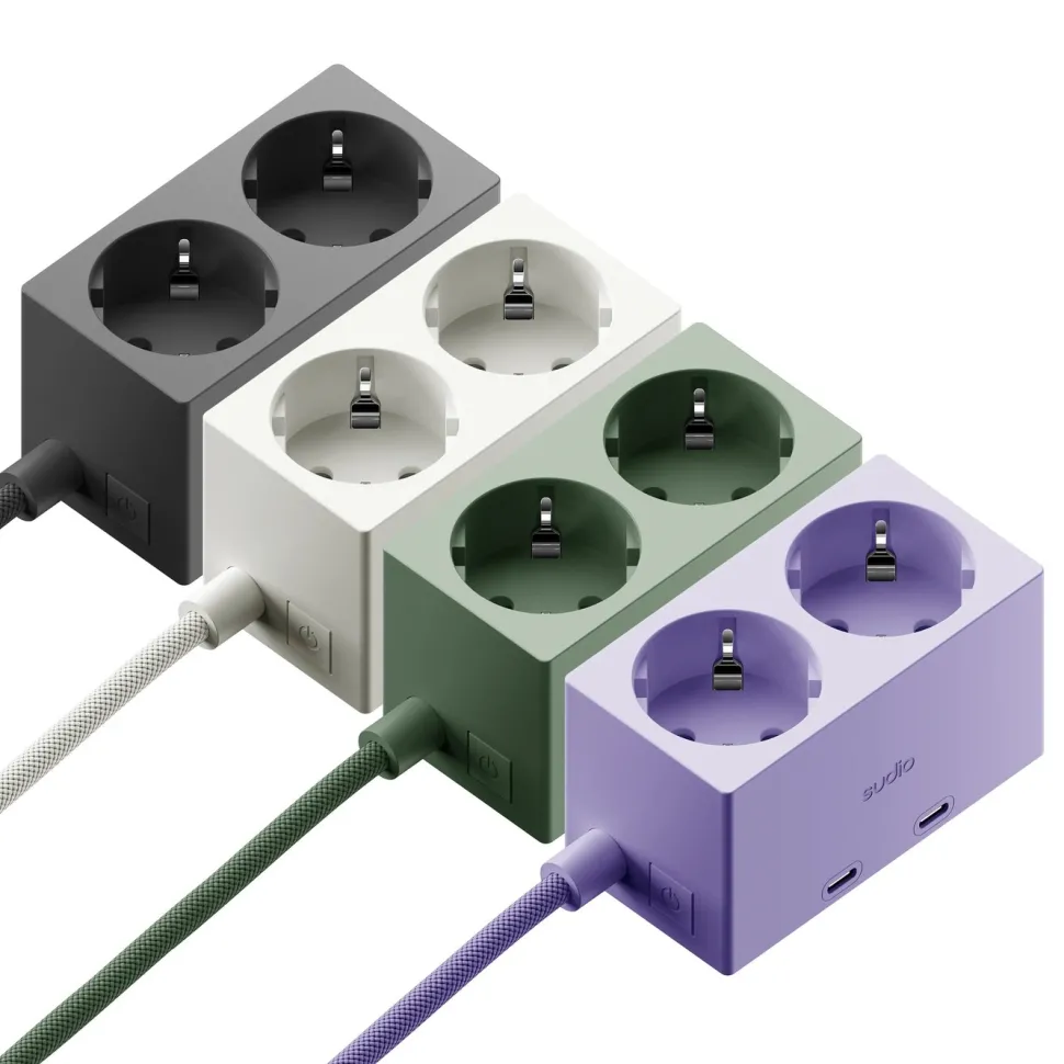Sudio Brick grenuttag med GaN-laddning 30 W Röd