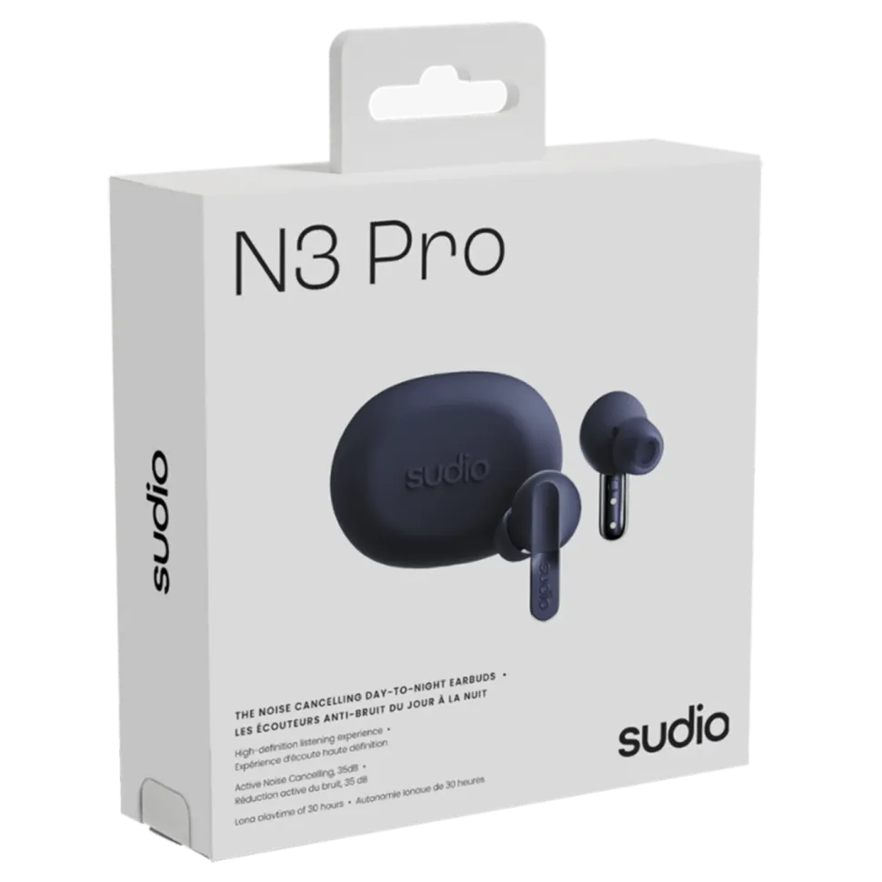Sudio N3 Pro Day-To-Night in-ear hörlurar Blå