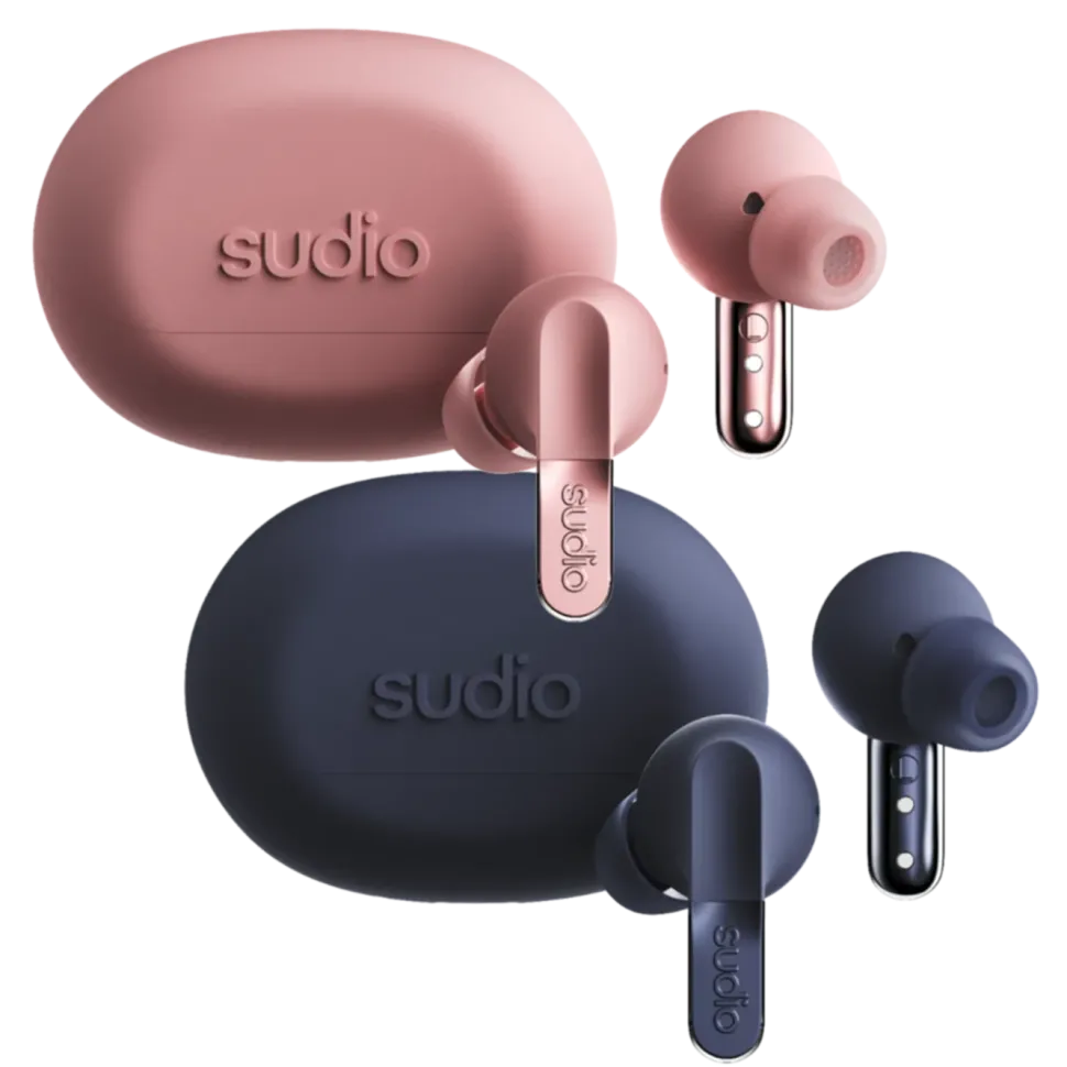 Sudio N3 Pro Day-To-Night in-ear hörlurar Rosa