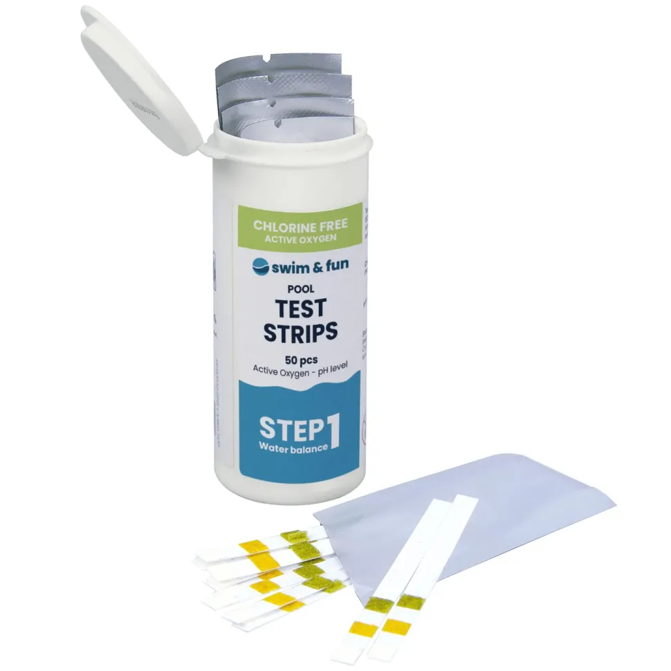 Swim & Fun Teststicka för PH och aktivt syre 50-pack