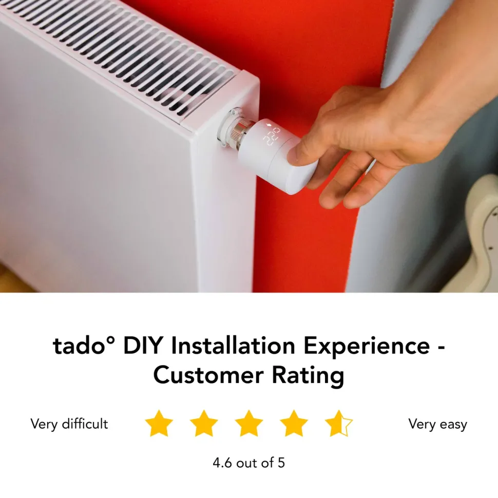 tado Extra termostat till Radiator V3+ 1-pack