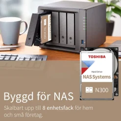 Toshiba N300 Hårddisk för NAS 3,5" 8 TB