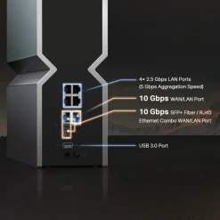 TP-Link Archer BE800 Trådlös router med Wifi 7 BE19000