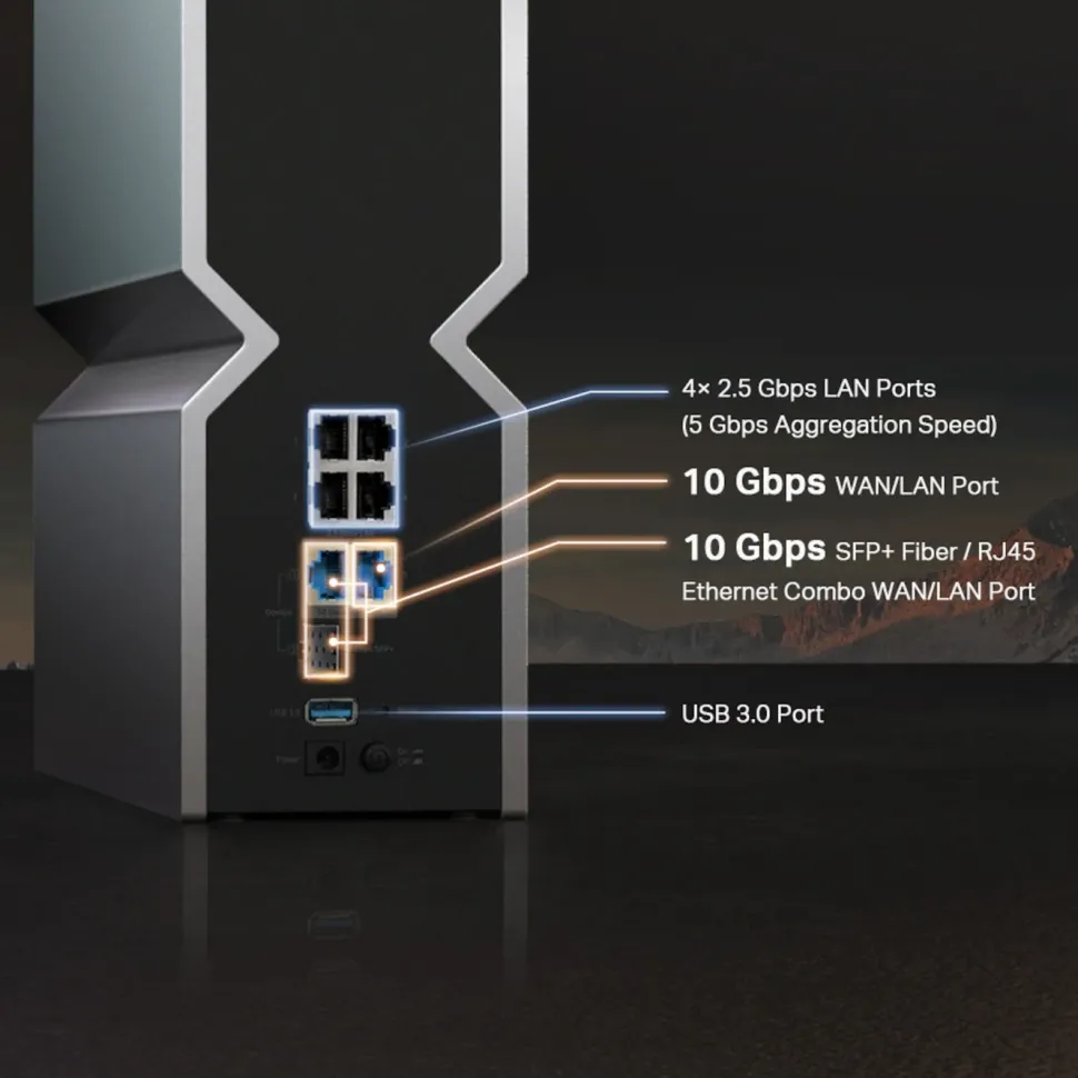 TP-Link Archer BE800 Trådlös router med Wifi 7 BE19000