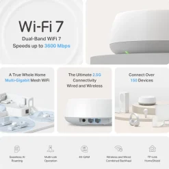 TP-Link Deco BE25 Mesh-nod med Wifi 7 BE3600 1-pack