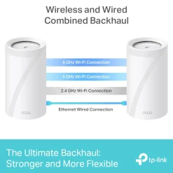 TP-Link Deco BE85 Mesh-router med Wifi 7 BE19000 1-pack