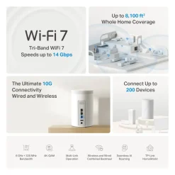 TP-Link Deco BE68 wifi 7 mesh-system 3-pack