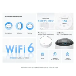 TP-Link Deco X50-PoE AX3000 2-pack
