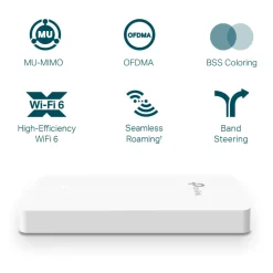 TP-Link Omada EAP615-Wall Wifi 6 Roaming-accesspunkt AX1800