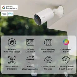 TP-Link Tapo C410 Solcellsdriven övervakningskamera
